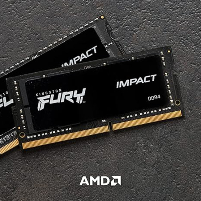 Kingston Technology FURY Impact 8 GB 1 x 8 GB DDR4 3200 MHz Laptop RAM