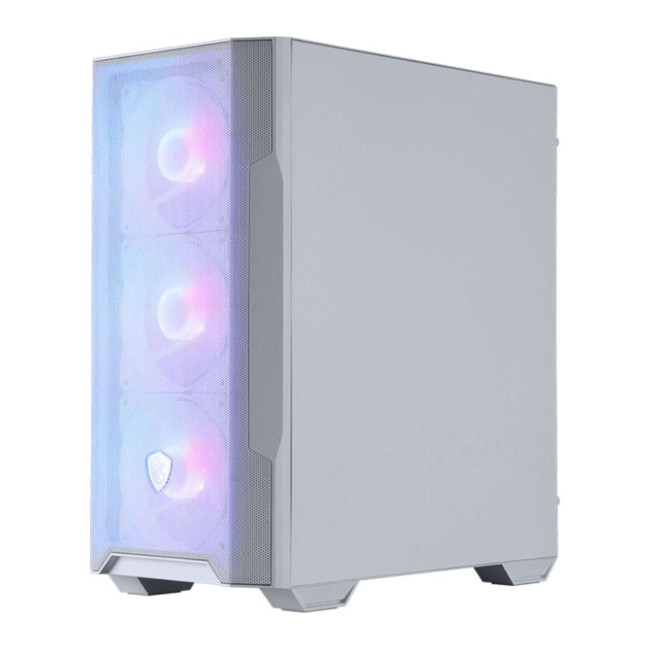 MSI MAG FORGE M100R Tempered Glass MicroATX PC Case - White