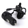 Gecko GG930001 Car Charger With Micro USB Flat Cable 1.2m 2.4AMP - Black