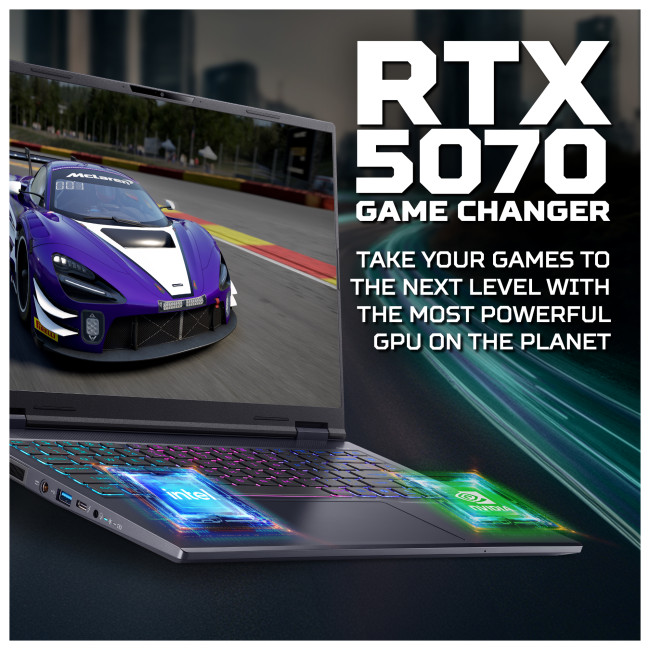 Acer Predator Helios Neo 14 AI NH.QY1EK.004 Intel Core Ultra 7 32GB RAM 1TB SSD RTX 5070 120Hz 14.5" Windows 11 Home Gaming Laptop