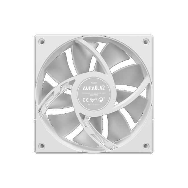 GAMDIAS AURA GL240 V2 White 240mm RGB All-in-One Liquid Cooler