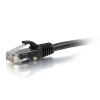 C2G Cat6 Ethernet UTP Snagless 2m Cable - Black