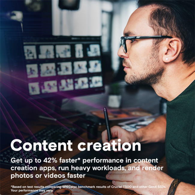 Crucial T500 4TB M.2 2280 NVMe PCIe 5.0 SSD