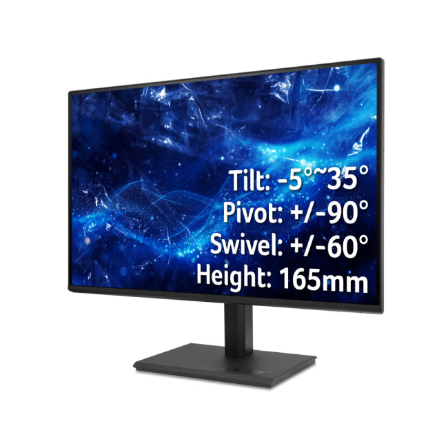 Acer Vero B277Gbmiprzx 27" IPS Full HD 120Hz Height Adjustable Monitor With Speakers