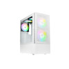 Kolink Observatory MX Mesh ARGB  Midi Tower Gaming ATX PC Case - White
