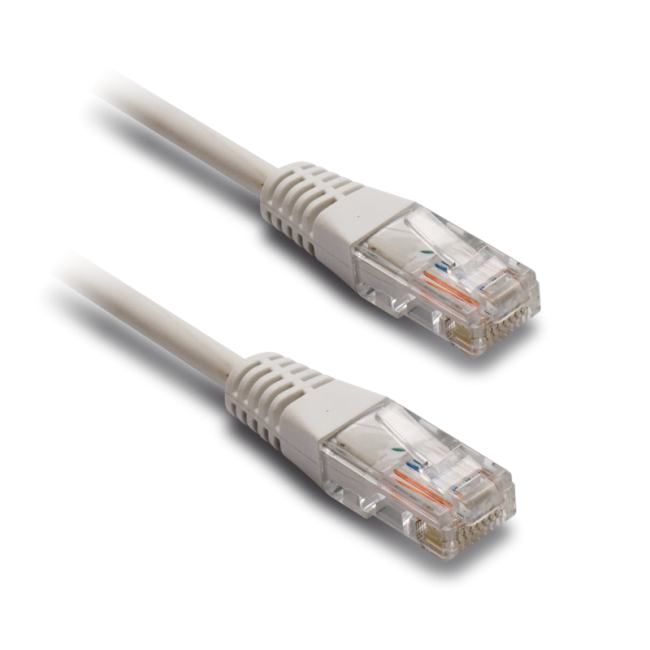 Metronic RJ45 Ethernet Network Male to Male 10meter Flexible cable gold contacts