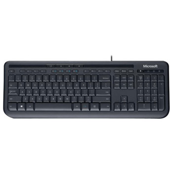 Refurbished Microsoft Wired Desktop 600 Keyboard - 1 BOX WITH 5 KEYBOARDS INSIDE Mouse Not Included - 3J2-00003