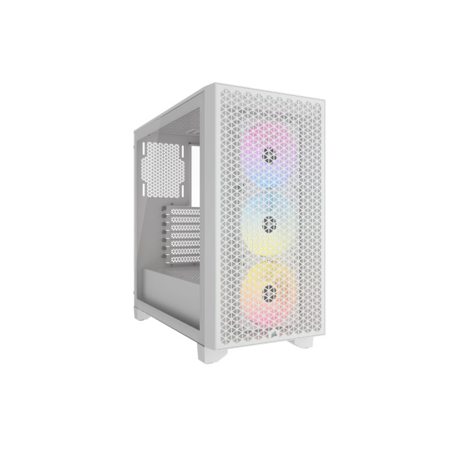 Corsair 3000D Airflow RGB Mid Tower TG ATX Gaming Case - White