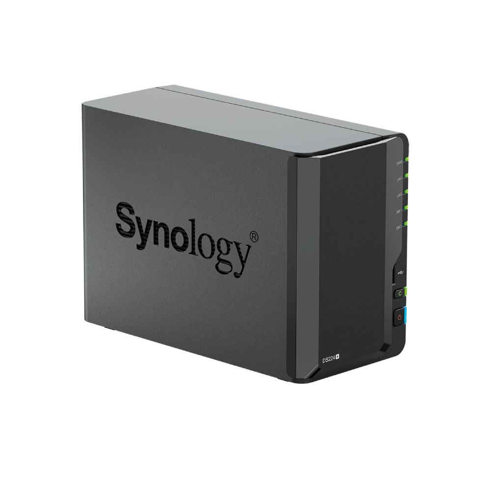 Synology DS224+ 2-Bay NAS Enclosure (2GB RAM) - 4TB HDD