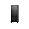 DeepCool 55 V4 C ATX Tempared Glass Mid Tower PC Case - Black