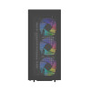 1st Player MIKU Mi6-EV Tempered Glass Emotion View Mid Tower Gaming Case - Black