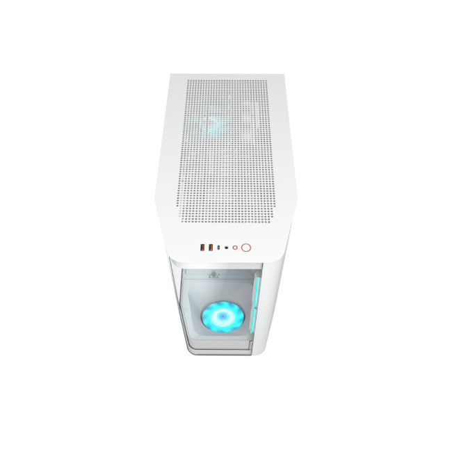 Cougar FV270 White ATX Micro ATX Tempared Glass White PC Case