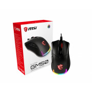 MSI CLUTCH GM50 RGB Optical FPS Gaming Mouse 7200 DPI Optical Sensor, 3-Zone RGB