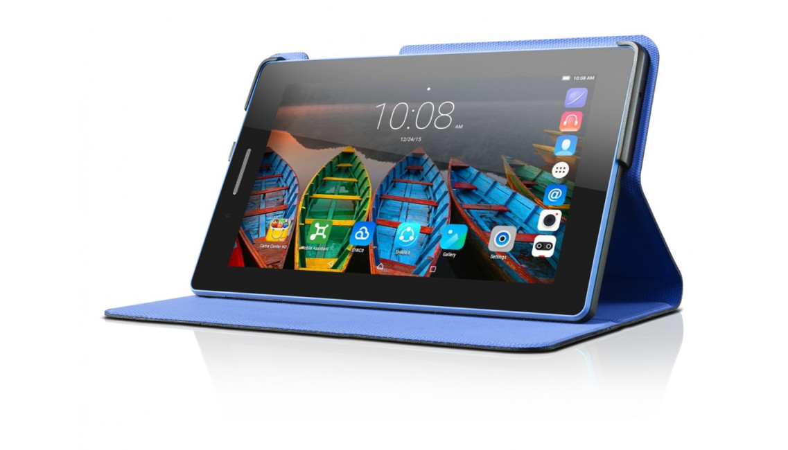 Original Lenovo Tab3 - 7" Folio Case & Film with Comfortable Stand, Crash Proof