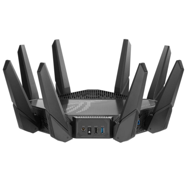 Refurbished ASUS ROG Rapture GT-AX11000 Pro Tri-band Wireless Router (2.4 GHz / 5 GHz / 5 GHz) Black