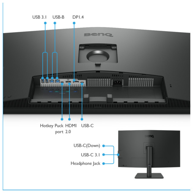 BenQ PD3205U31.5 inch 3840 x 2160 4K Ultra HD IPS Flat Monitor