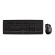 CHERRY DW 5100 Standard, RF Wireless US English Black Keyboard Mouse included