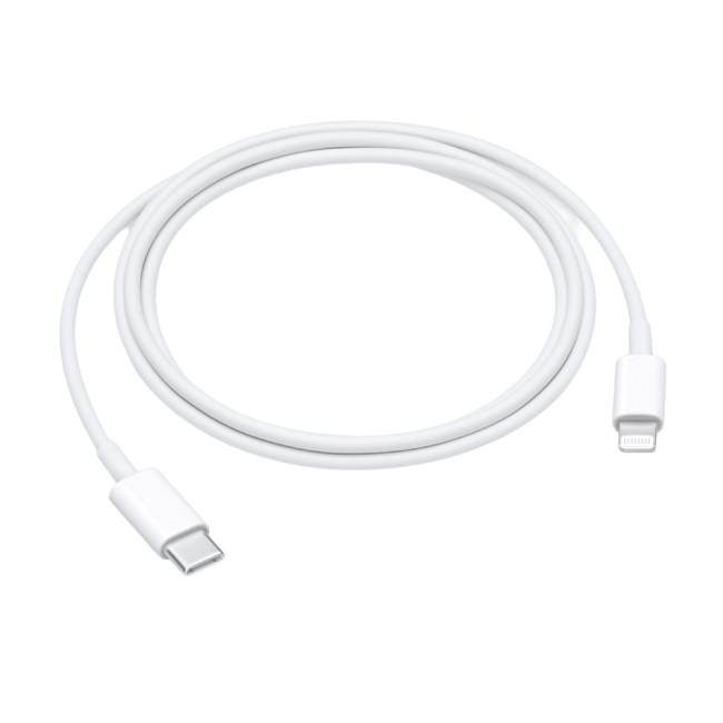Apple MUQ93ZM/A USB-C to Lightning Cable 1M 24-pin for Syncing & Charging White