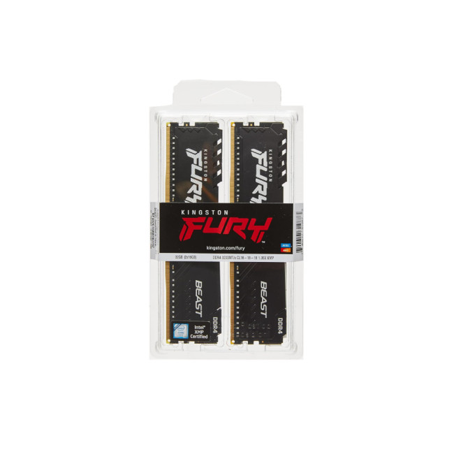 Kingston FURY Beast 32 GB 2 x 16 GB DDR4 3200 MHz Desktop Memory Module