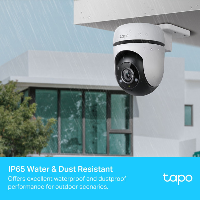 TP-LINK Tapo C510W Outdoor Pan/Tilt 2K AI Detection Motion Tracking Smart Security Wi-Fi 360&#176; Camera
