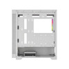 Vida Zephyr V2 Micro-ATX ARGB Tempered Glass Gaming PC Case - White