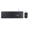 Origin Storage QWERTY English Black Full Size Keyboard and Mouse Combo