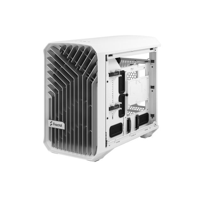 Fractal Design Torrent TG ITX Micro Tower RGB Tempered Glass Case - White