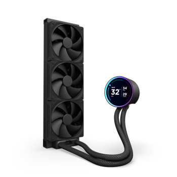 NZXT Kraken 360mm Elite V2 Black 4 Pin PWM AIO Liquid Cooler