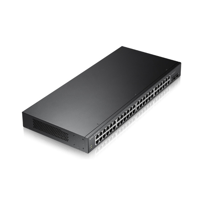Zyxel GS1900-48-GB0102F 100 Gbit/s Rack Mountable Managed 48 x Gigabit Ethernet RJ45+SFP Ports Network Switch