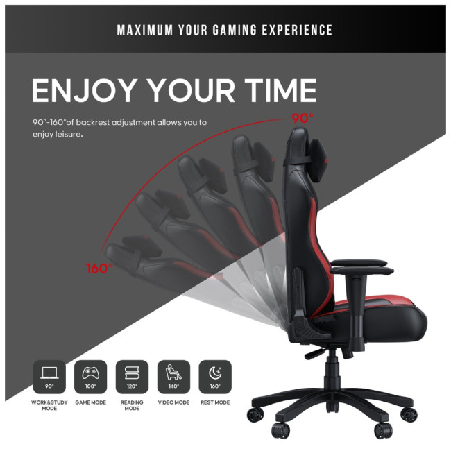 Anda seat Luna Premium Large Gaming Chair EU Version Red