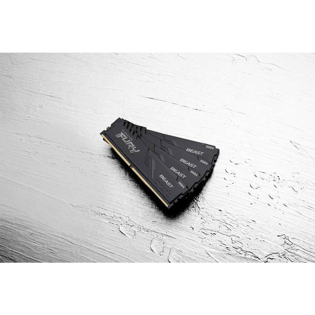 Kingston Technology FURY 16GB 3600MT/s DDR4 CL17 DIMM (Kit of 2) Beast Black