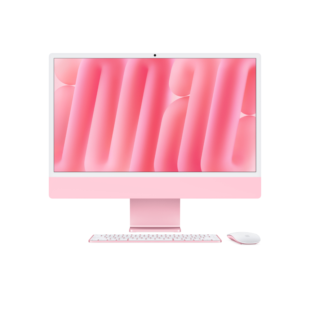 Apple iMac MWV43B/A M4 Chip 16GB RAM 256GB SSD 24" 4.5K Retina MacOS All In One PC - Pink