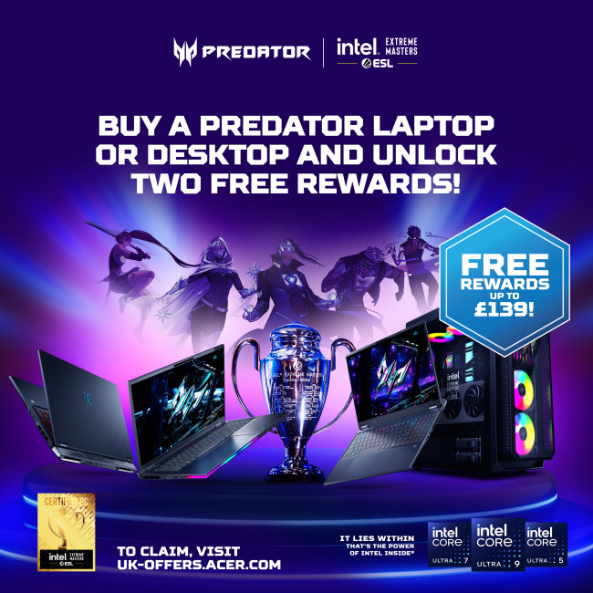 Acer Predator Helios 18 AI Intel Core Ultra 9 275HX 32GB RAM 1TB SSD RTX 5080 18" Windows 11 Home Gaming Laptop
