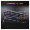 ASUS TUF GAMING K3 Gen II Optical-Mechanical Compact Gaming Keyboard, 97-Key Layout, Dampening Foam, IP57, RGB Lighting