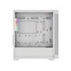 Vida Zephyr V2 Micro-ATX ARGB Tempered Glass Gaming PC Case - White