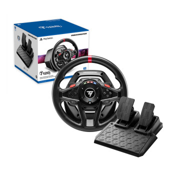Thrustmaster T-128 Racing Wheel and 2 Pedals Set for PS4/PS5 and PC