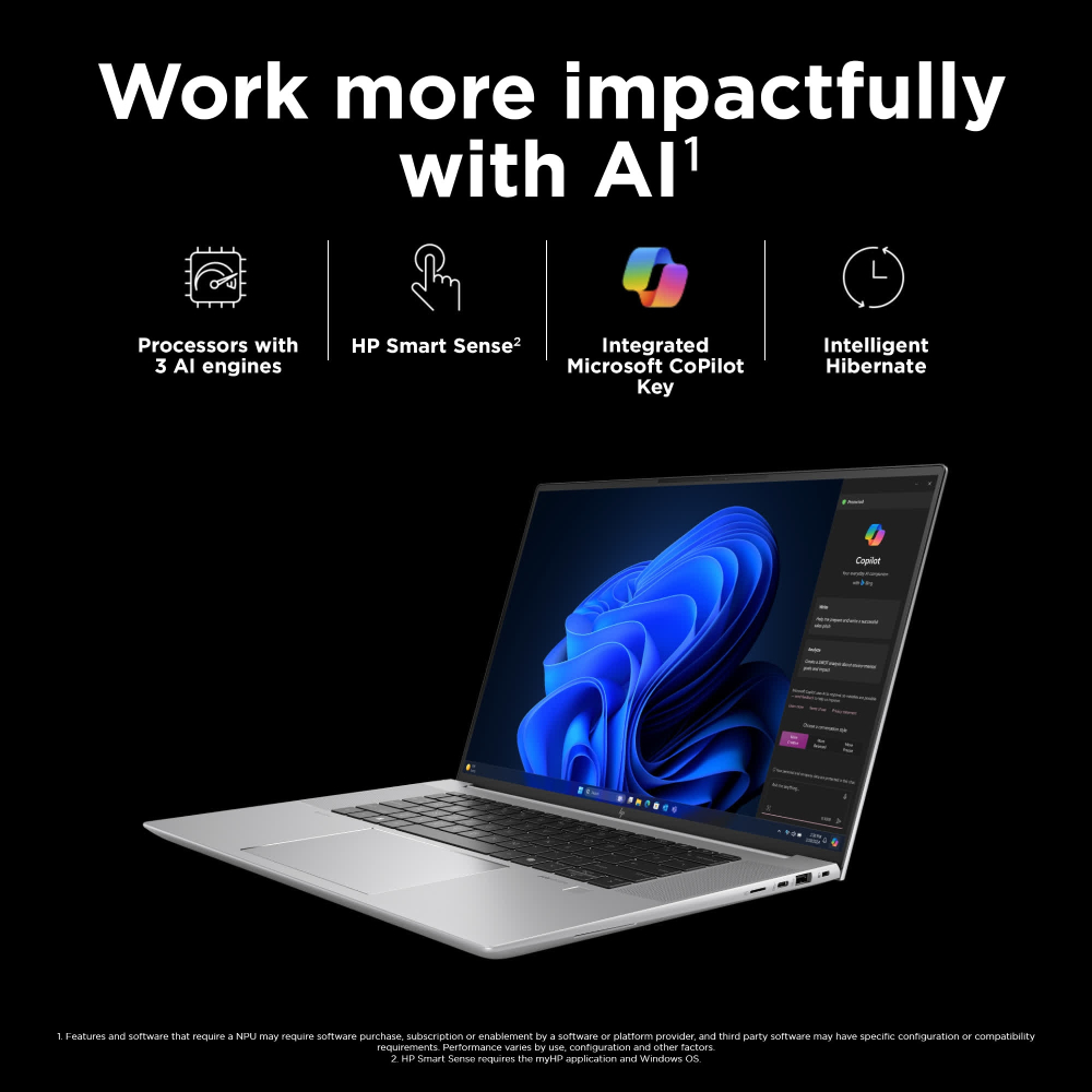 HP ZBook Studio G11 Intel i9 64GB/1TB RTX 3000 Gaming Laptop