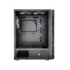 1st Player XP ATX Micro ATX Tempared Glass Black PC Case