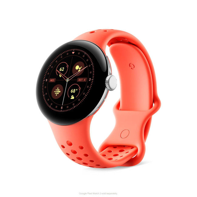 Google Pixel Watch 2 Sport Band Small fits 130-175mm Wrists - Coral