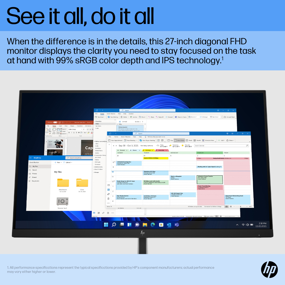 HP E27 G5 1920x1080 27