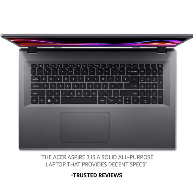 Refurbished Acer Aspire 3 A317-55P Intel N100 4GB RAM 128GB eMMC 17.3" Windows 11 Home Laptop