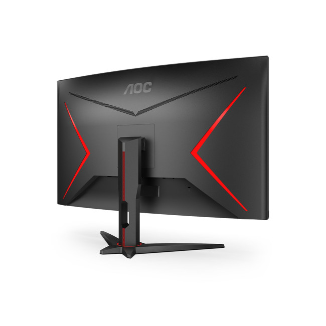 AOC C32G2ZE/BK 31.5" FHD Curved LED Monitor, Aspect Ratio 16:9, Resp Time 1 ms