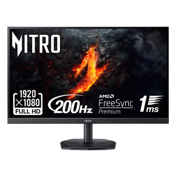 Acer Nitro KG241YX3 24" Full HD 200Hz 0.5ms Freesync Premium Gaming Monitor with Speakers