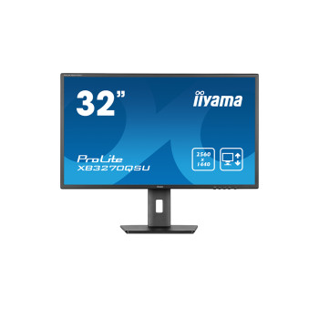 iiyama ProLite XB3270QSU-B1 31.5" Quad HD IPS 100Hz 3ms Height Adjustable Monitor with Speakers