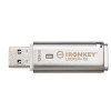 USB Stick Kingston Technology IronKey Locker+ 50 USB flash drive 128GB USB 3.2 Flash Drive - Silver