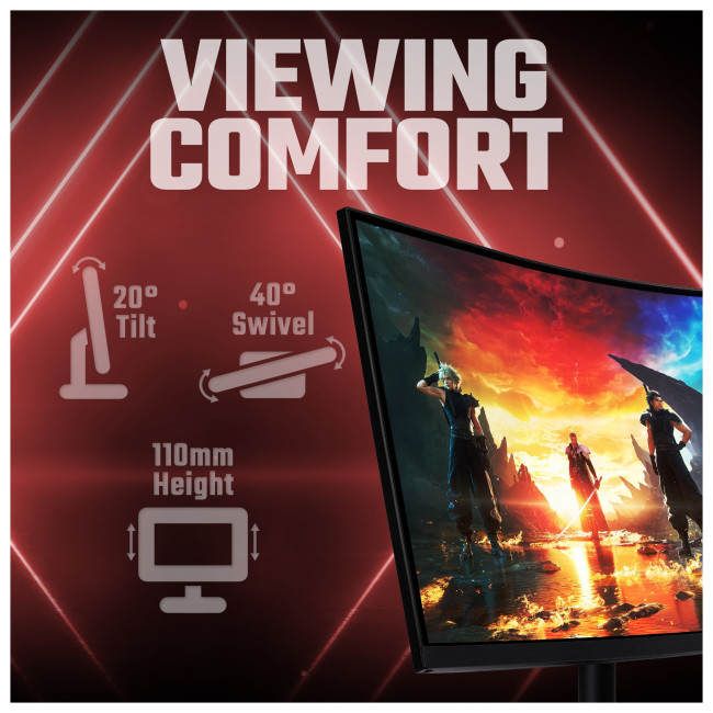 Acer Nitro XV345CURX0 34" Curved UWQHD 200Hz FreeSync Premium Gaming Monitor
