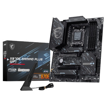 MSI X870E GAMING PLUS WIFI ATX AMD Socket AM5 Motherboard