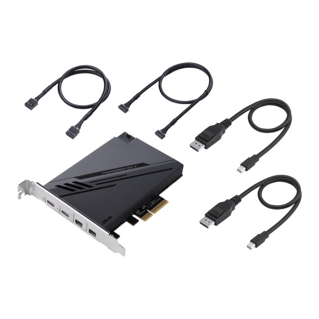 ASUS ThunderboltEX 4 interface cards/adapter Internal Mini DisplayPort, PCIe, Thunderbolt - 90MC09P0-M0EAY0