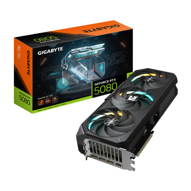 GIGABYTE GeForce RTX 5080 GAMING 16GB OC Graphics Card