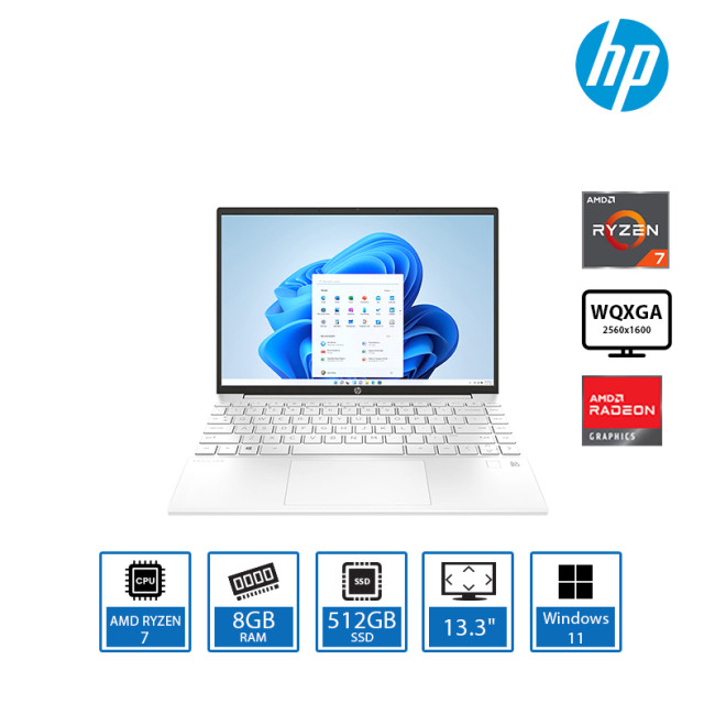 HP Pavilion Aero 13-be0035na AMD Ryzen 7 5800U 8GB RAM 512GB SSD 13.3 inch WQXGA Windows 11 Laptop + Headset